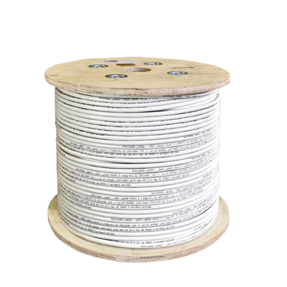 Bulk 1000 Ft. CAT6a U/UTP Solid CMR WHT