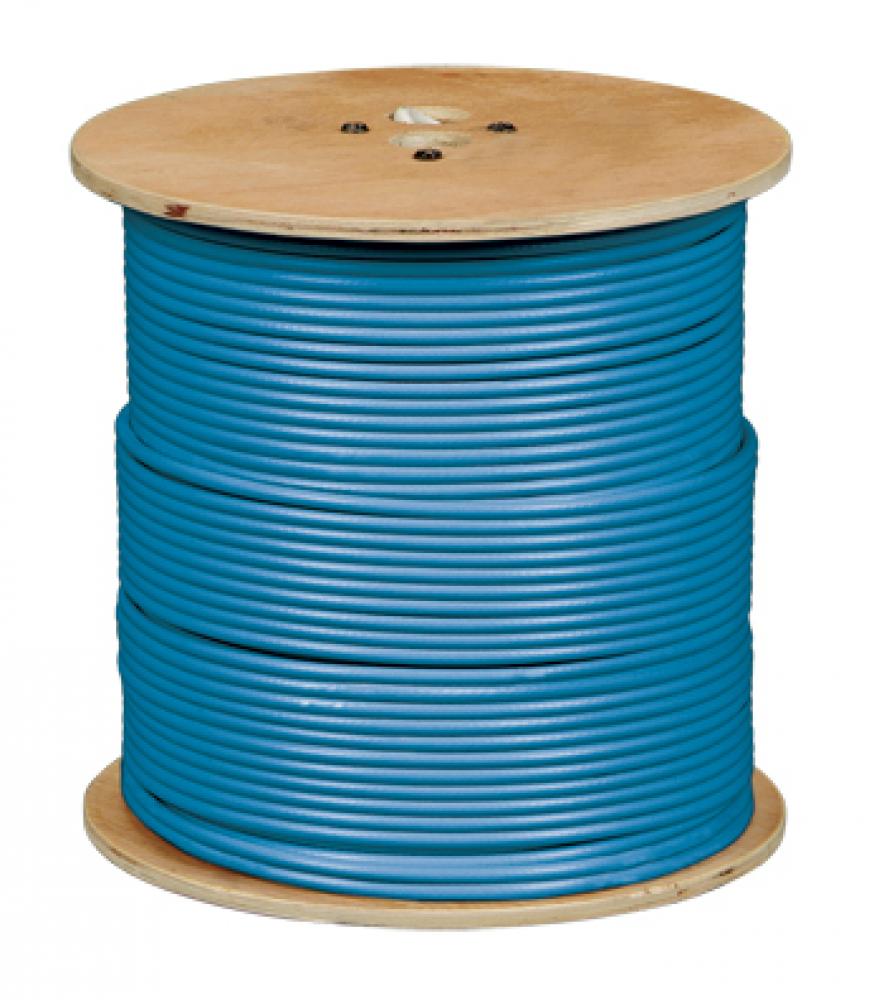 Bulk 1000 Ft. CAT7 S/FTP Solid CMR Blue