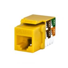 Vericom MKJ5U-02414 - CAT5e RJ45 Keystone Jack Yellow