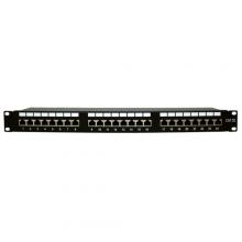 Vericom MPP5S-01360 - Patch Panel CAT5e Shielded 24 Port Black