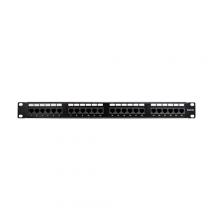 Vericom MPP5U-01354 - Patch Panel CAT5e 24 Port Black