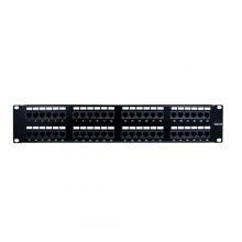 Vericom MPP5U-01355 - Patch Panel CAT5e 48 Port Black