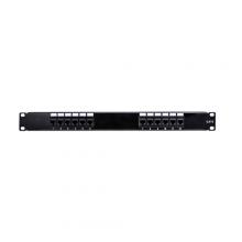 Vericom MPP6U-03857 - Patch Panel CAT6 12 Port Black