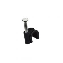 Vericom WCMNC-03654 - SGL RG6 CBL Clip w/ Nail BLK Bag of 100