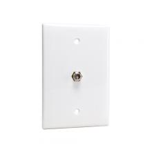 Vericom XFPMP-04149 - Wall Plate 1xF81 1 Gang Midsize White