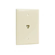 Vericom XFPMP-04161 - Wall Plate 1xRJ14 1 Gang Midsize LT ALM