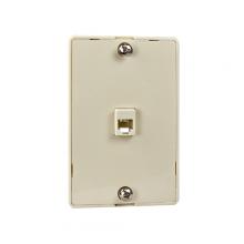 Vericom XFPOP-01448 - Wall Mount Telephone Jack 1xRJ14 LT ALM