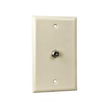 Vericom XFPOP-01449 - Wall Plate 1xF81 1 Gang Light Almond