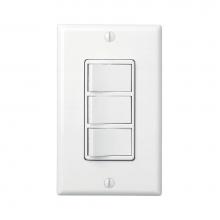 Broan Nutone 77DW - Multi-Function Control, White, Three Switch Control With Four-Function Control, Heater/Fan/Light,