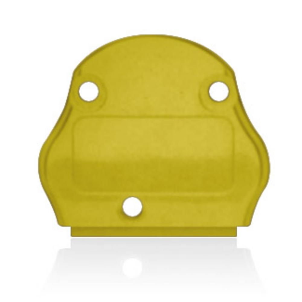 20A STAGE PIN CONN COVER BLANK YELLOW