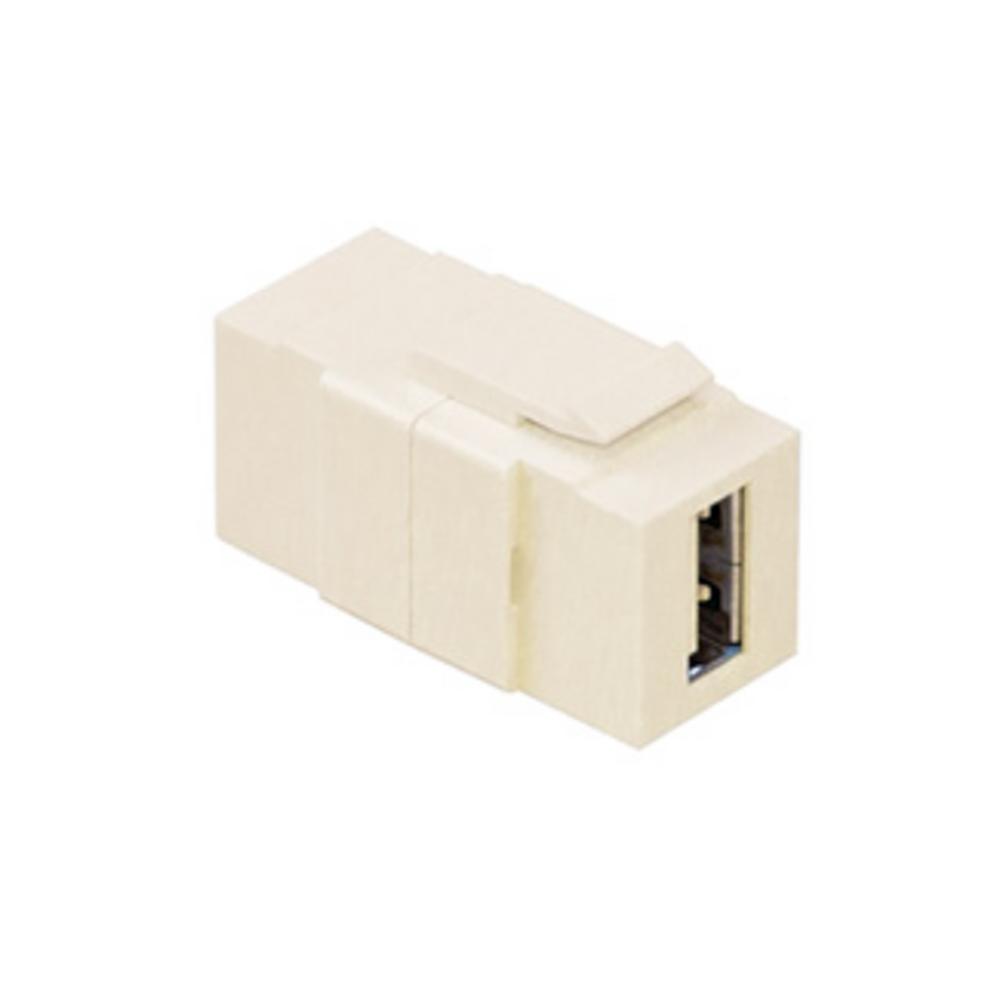 COUPLER USB A-A IVORY