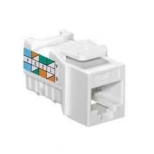 Leviton 61HOM-RW6 - Q/PORT CAT6 RESI HOME JACK WH