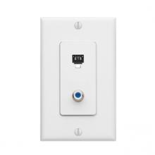 Leviton 40159-W - WP DEC 6P4C F WH