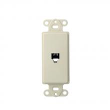 Leviton 40649-T - DECORA INSERT W/ 6P4C JACK LA