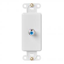 Leviton 40681-W - F-CONN DECORA INSERT WH