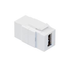 Leviton 40835-W - CONN USB FDTHRU WH