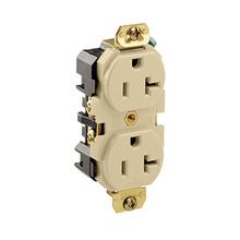 Leviton 5362-BSI - 5-20R RECEP IND GRD NO EARS IV