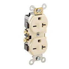 Leviton 5822-ICP - 6-20R IND GRD RECEP CP IVORY