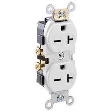 Leviton 5822-WCP - 6-20R IND GRD CP RECEP WHITE