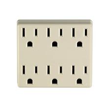 Leviton 6ADPT-I - SIX OUTLET ADAPTER