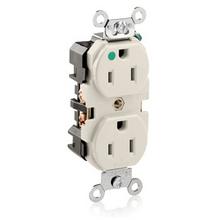 Leviton 8200-T - 515R HG RECEP LA NIKL PLTD