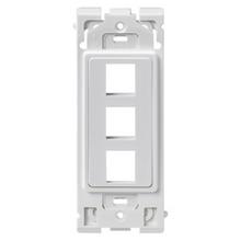 Leviton RE640-WW3 - 3PORT RENU INSERT WH