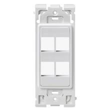 Leviton RE640-WW6 - RENU INSERT 6 PORT WW