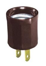 Leviton 61 - BR ADAPTER PLUG POLARIZED 660W-125V