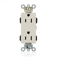 Leviton M1626-T - 5-15R LEV LOK DEC RECEP LT ALM