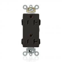 Leviton M1636-E - 5-20R LEV LOK  COMM RECEP DEC BLACK