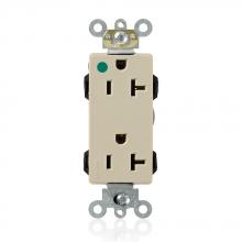 Leviton M1636-HGI - 5-20R LEV LOK HG DEC RECEP IVORY