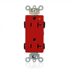 Leviton M1636-IGR - 5-20R LEV LOK IND GRD IG DEC RECEP RED