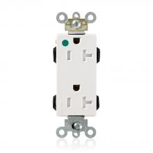 Leviton M1636-ILW - WH LEV-LOK REC DEC HG ILLUM 20A125V