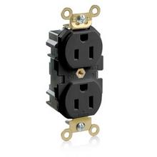 Leviton M5262-E - 5-15R LEV LOK ING GRD RECEP BLACK