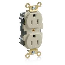 Leviton M5262-I - 5-15R LEV LOK ING GRD RECEP IVORY