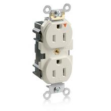 Leviton M5262-IGT - 5-15R LEV LOK IND GRD IG RECEP LT ALM