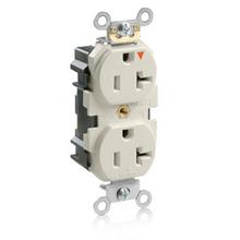 Leviton M5362-IGT - 5-20R LEV LOK IND GRD IG RECEP LA