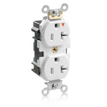 Leviton M5362-IGW - WH IG REC DUP 20A125V