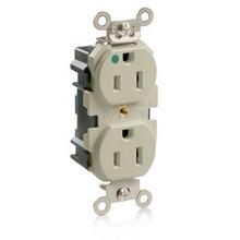 Leviton M8200-I - 5-15R LEV LOK HG RECEP IVORY WIDE