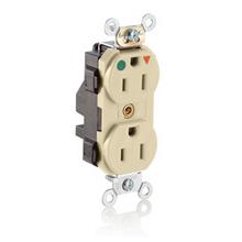 Leviton M8200-IGI - IV LEV-LOK HG IG DUP REC 15A125V