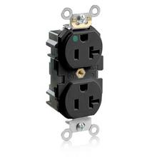 Leviton M8300-HE - 5-20R LEV LOK HG RECEP BLACK