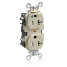 Leviton M8300-HI - 5-20R LEV LOK HG RECEP IVORY