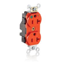 Leviton M8300-IG - 5-20R LEV LOK HG IG RECEP ORANGE