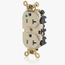 Leviton MRI83-I - 5-20R HOSP GRADE RECEP IVORY