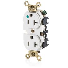 Leviton MRI83-W - 5-20R HOSP GRADE RECEP WHITE