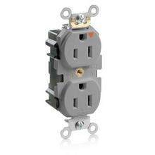 Leviton MT562-IGG - 515R LEV LOK IND GRD IG TR RECEP GRAY