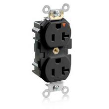 Leviton MT563-IGE - 5-20R LEV LOK IND GRD IG TR RECEP BLK