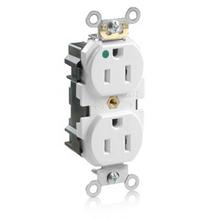 Leviton MT820-W - 5-15R LEV LOK TR HG RECEP WHITE