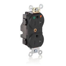 Leviton MT830-IGE - 5-20R LEV LOK HG IG TR RECEPBLK