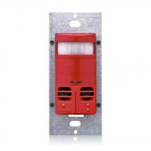 Leviton OSSMD-GDR - DUAL RLY MT W/ONEU RED